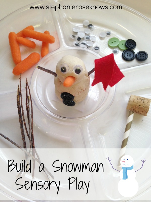 Build a Snowman Sensory Play